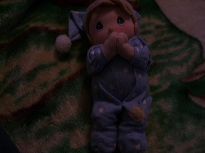 Baby Boy Doll in memory of Nathan that my mom gave me
