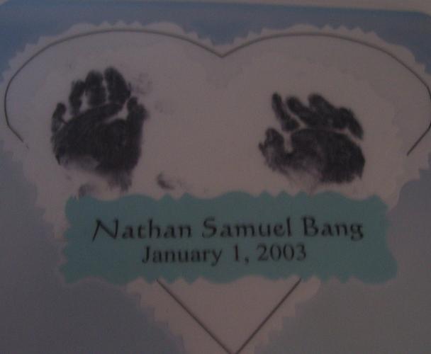 Nathan's handprints